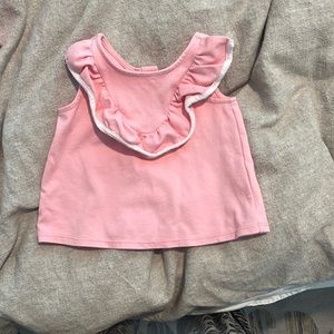 Janie and Jack pink tank 18-24 months